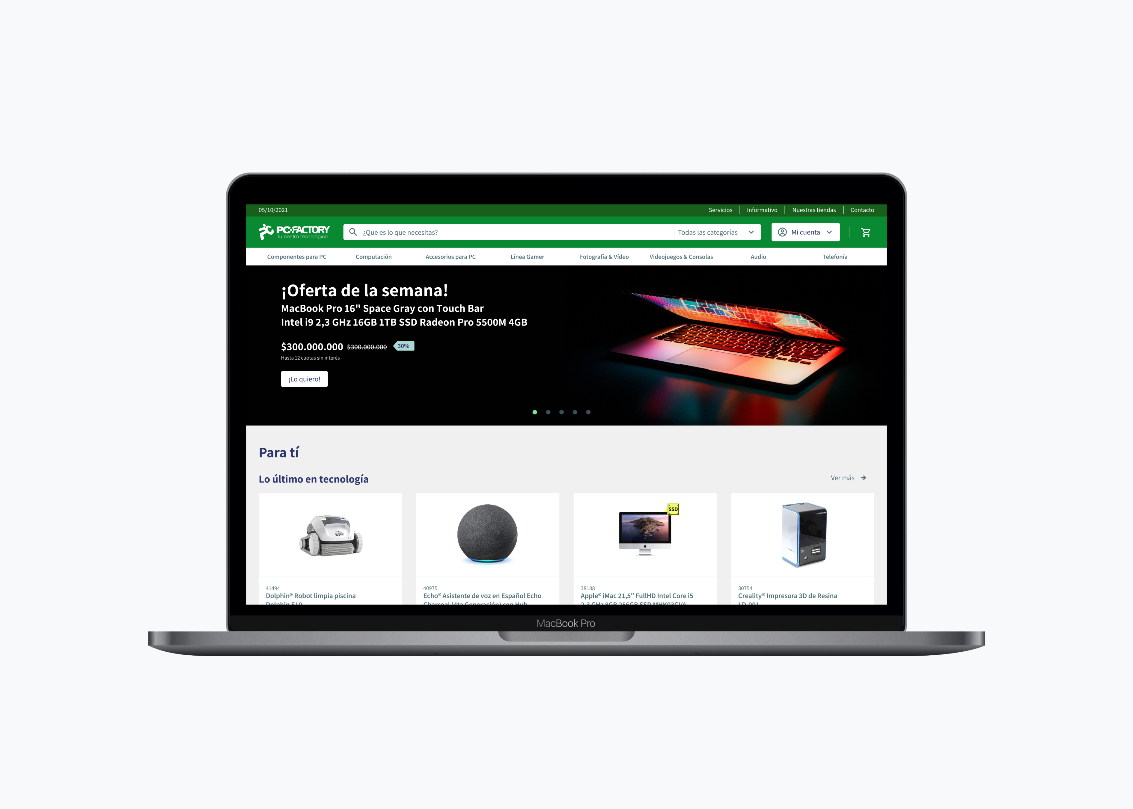 Rediseño Pcfactory